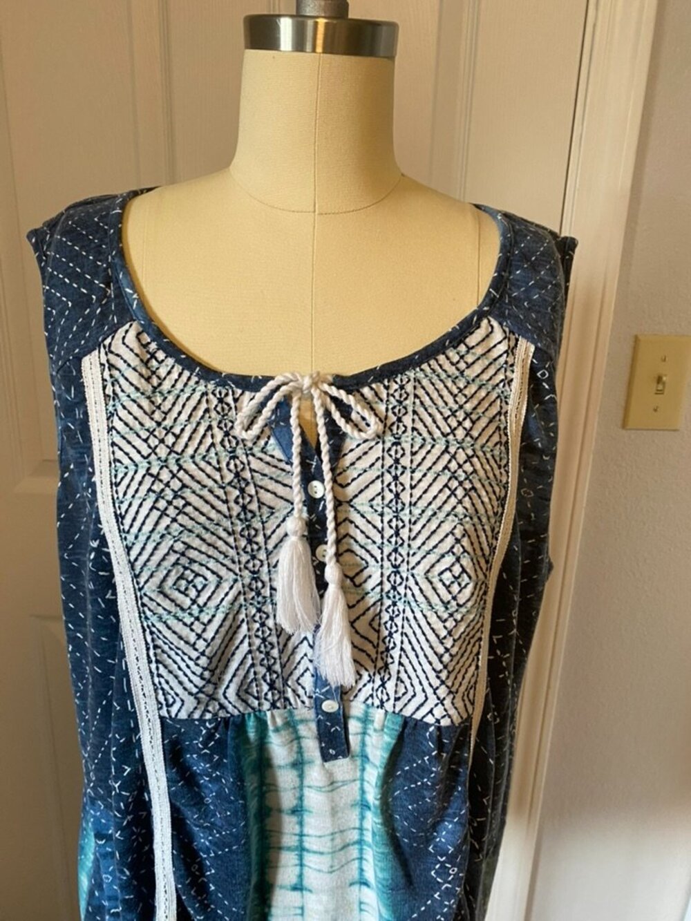 Style & C0 Woman   Sleeveless Casual Top 1X